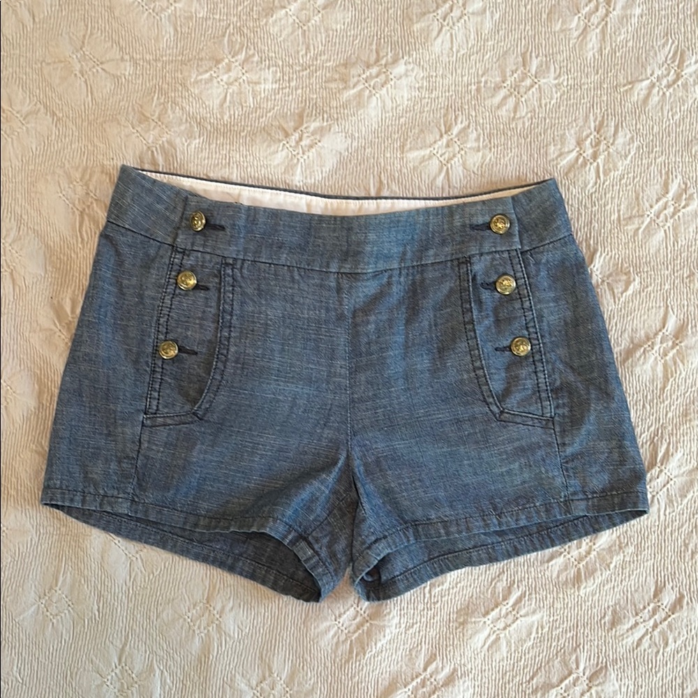 J. Crew Chambray Sailor Shorts